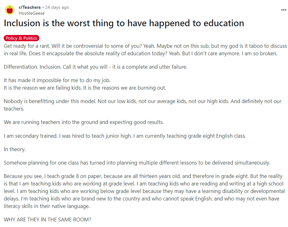 Daniel Buck, “Youngest Old Man in Ed Reform” tweet media