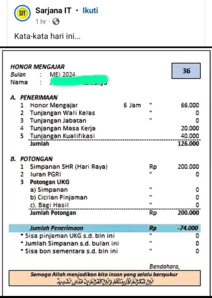 ardisatriawan's tweet image. Berani-beraninya dia naruh

"Semoga Allah menjadikan kita insan yang selalu bersyukur."

Bersyukur udah dieksploitasi?