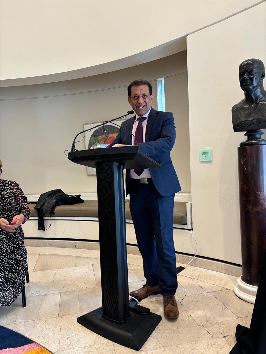 FoysolChoudhury's tweet image. Great to attend yesterday’s African and Caribbean Heritage event, highlighting how arts and cultural events educate young people about Scotland’s colonial history and its link to modern racism. Amazing work in this area and celebrating @SirGeoffPalmer's remarkable impact!