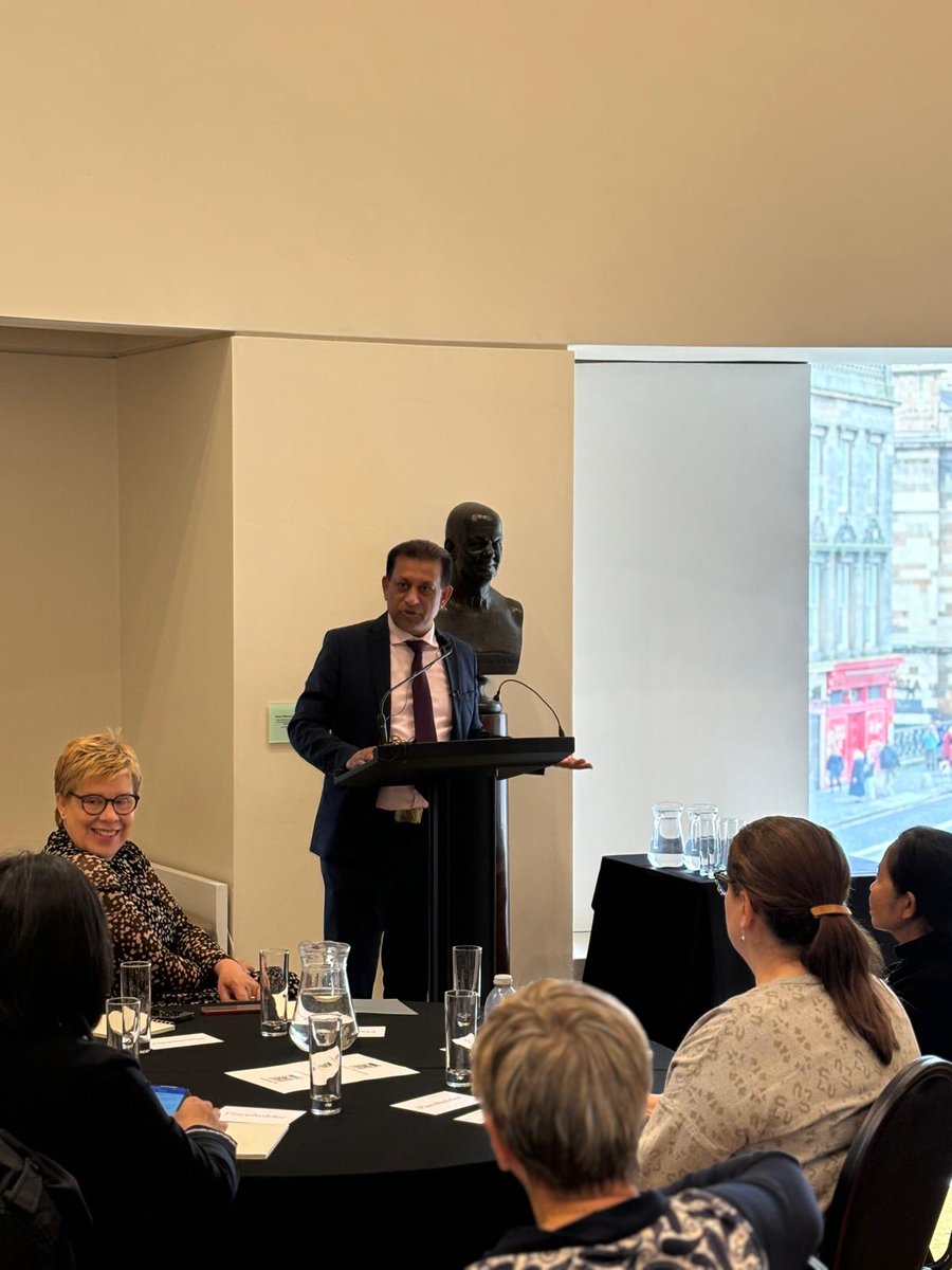 FoysolChoudhury's tweet image. Great to attend yesterday’s African and Caribbean Heritage event, highlighting how arts and cultural events educate young people about Scotland’s colonial history and its link to modern racism. Amazing work in this area and celebrating @SirGeoffPalmer's remarkable impact!