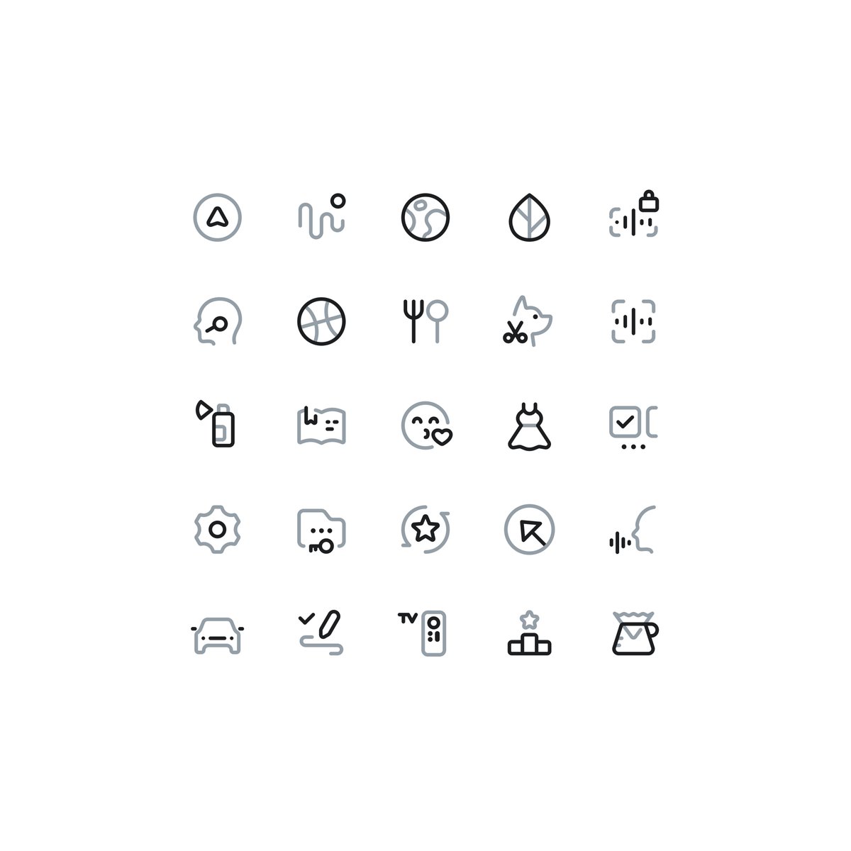 VladimirSDesign's tweet image. In my spare time, I'm working on my own icon set. At the moment there are about 2000 unique icons in the set, and I keep create new ones. Hopefully I can finish the work and show it to the world )