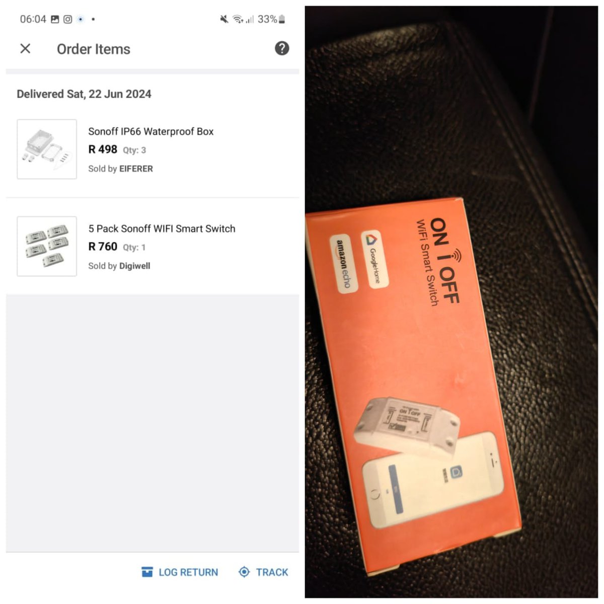KirstMoriarty's tweet photo. Hey @TAKEALOT you complain when there  is competition. But then you start selling fake products? You want South Africa to support you but try and hoodwink us? Who can I report you to? https://t.co/g03LEEPAHa