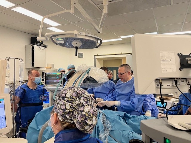 CookMedSurg's tweet photo. Our 7th Vista Course in Patras, Greece 🇬🇷  Attendees expanded PCNL and flexible URS skills, learned about fluoroscopy-guided punctures, and assisted Profs Liatsikos and Kallidonis during 5 prone PCNLs (2 in prone combined fURS version) Cook is proud to support medical education! https://t.co/LnJDR5c2Nj