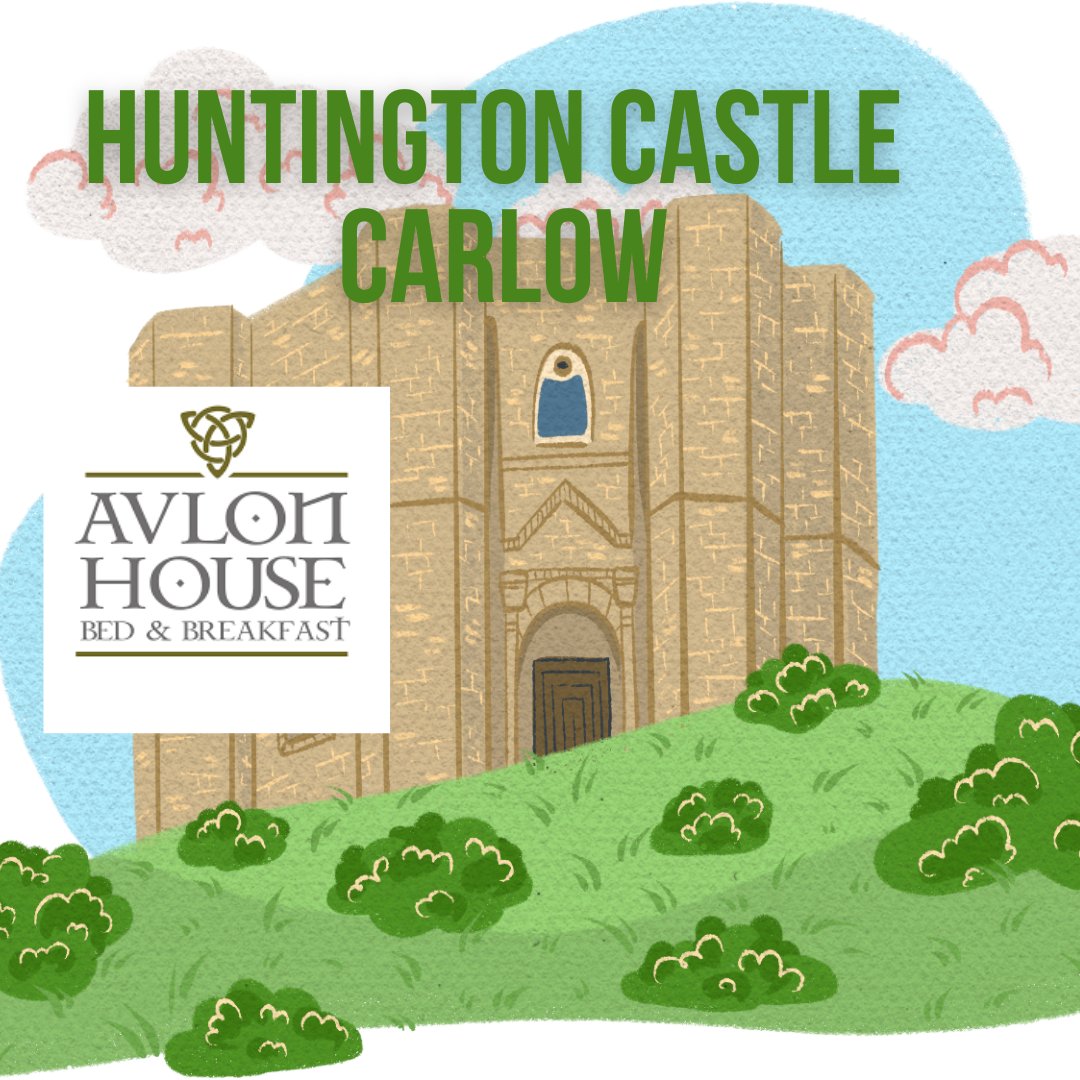#Carlow is known for its stunning castles &amp; houses. Today’s spotlight is on #HuntingtonCastle located in Clonegal, a 30 min drive away from here. This breath-taking castle has been a family home since 1625 and is enjoyed by visitors each year. A perfect day trip to enjoy.
