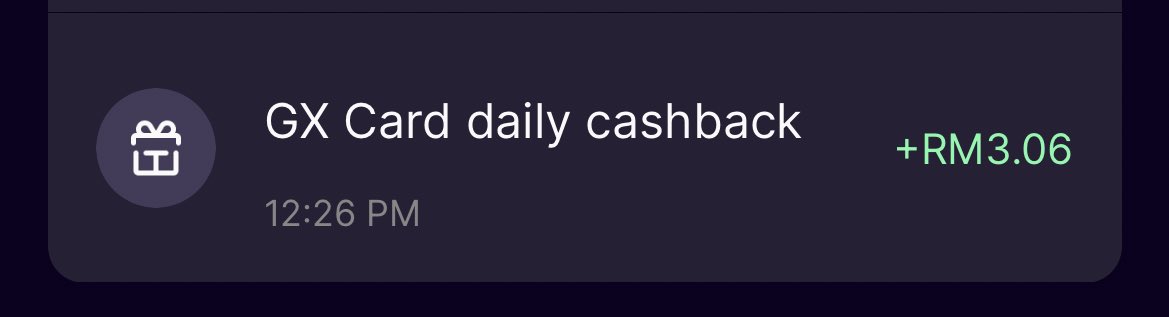 IniAlalalannn's tweet photo. Lagi satu yang best bila dah ada kad GX Bank ni, kau akan dapat 1% cashback setiap kali kau swipe kad untuk payment tau. Tapi kena pakai kad la, xleh scan qr semata. Memang la sikit ja, tapi sapa ja nak bagi kat kau free2 macam ni 😂

https://t.co/yTCRYEIpNm https://t.co/sDCoxOUrhw