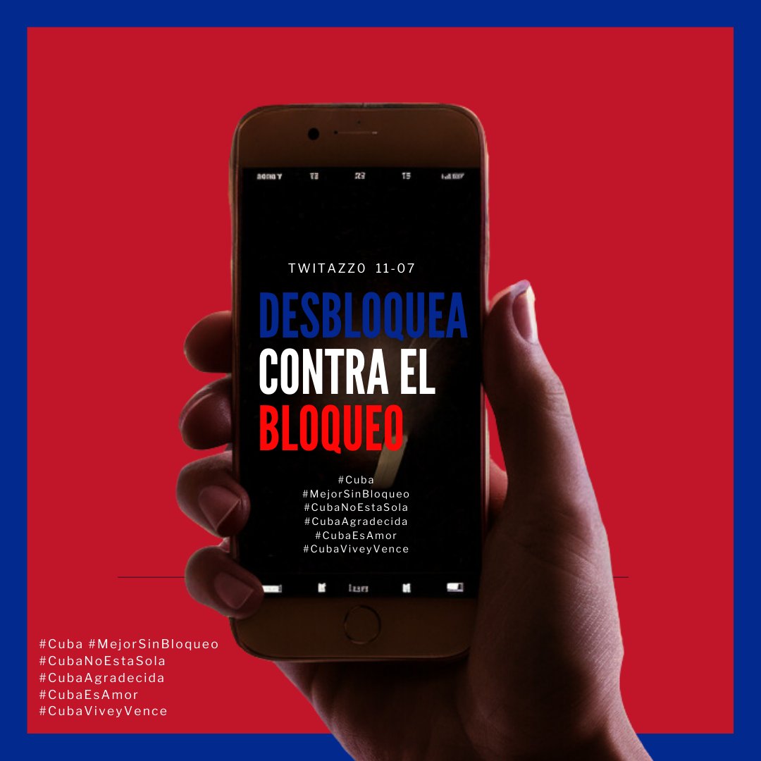 🇨🇺 TWITAZZO CONTRA EL BLOQUEO 

Además de tener un sistema educativo totalmente gratuito, en #Cuba, las universidades ofrecen más de 60 programas de posgrado para la comunidad, GRATIS.

 #CubaViveyVence 
#CubaNoEstaSola 
#CubaAgradecida 
#MejorSinBloqueo 
#CubaEsAmor