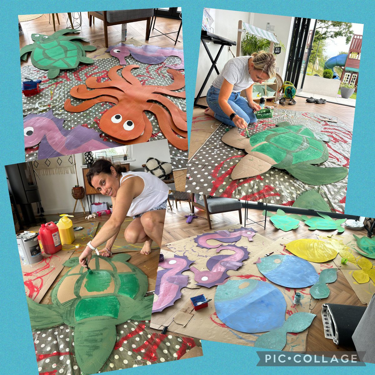 Carnival Preparations in full swing! #teamwork