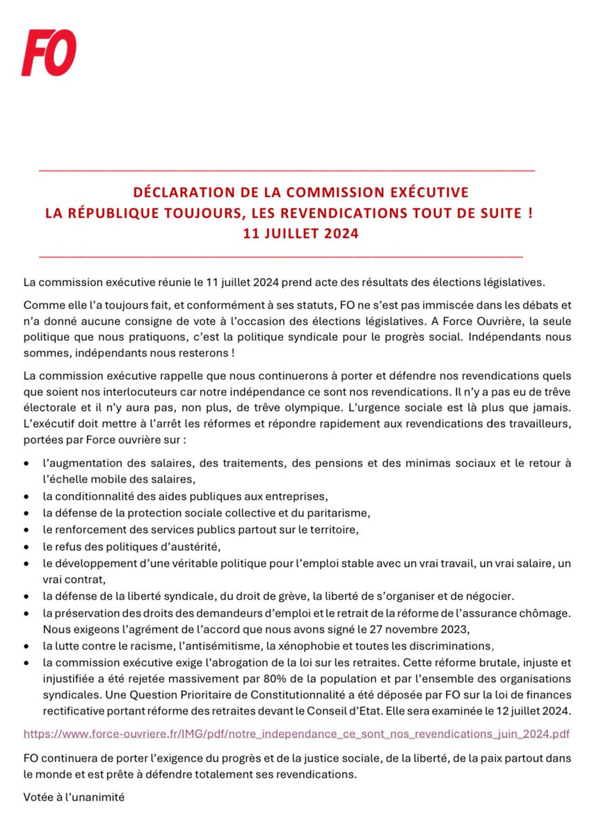 Journalistes FO tweet media