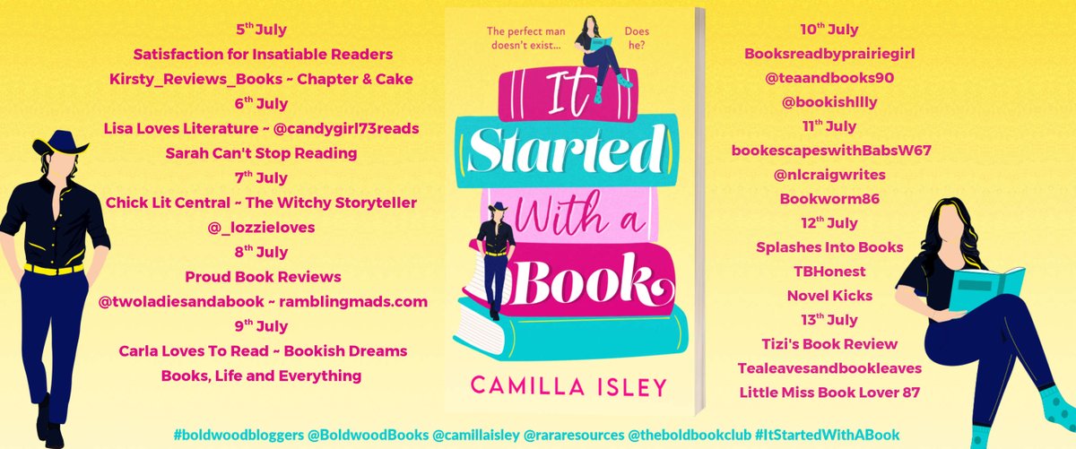 rararesources's tweet photo. 'It was a real treat to read' says @BookEscapesBlog about #ItStartedWithABook by @camillaisley  https://t.co/FXADpSNSTN @BoldwoodBooks https://t.co/D0IhIHYfqG