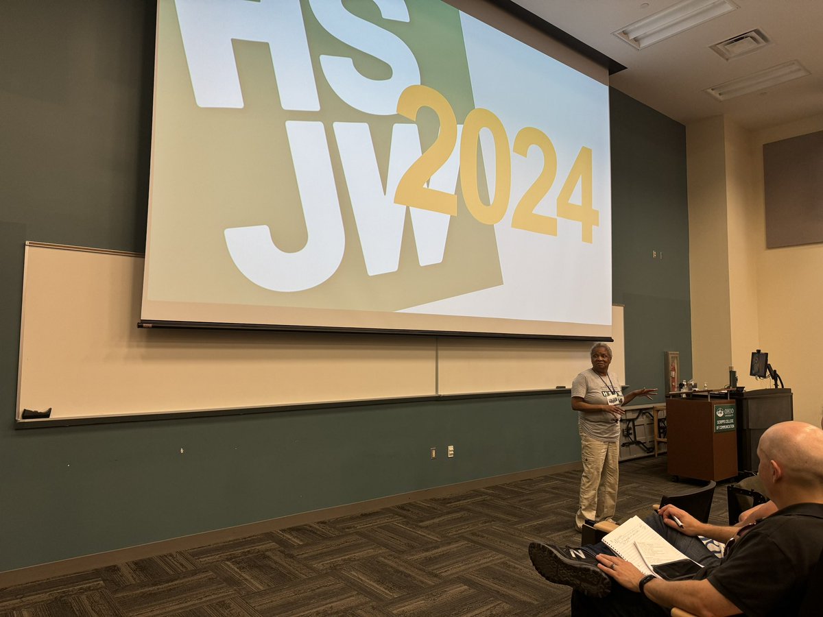 “Learning never stops,” Dr. D kicks off our project premier #HSJW24OU