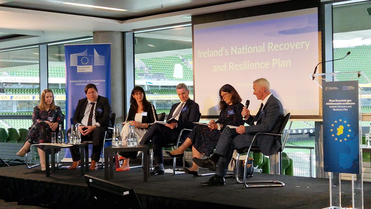 HEA (@hea_irl) on Twitter photo The NRRP Annual Event kicked off at the AVIVA stadium with the delegation from the European Commission and keynote speeches from
Minister Donohue <a href="/Paschald/">Paschal Donohoe</a>, Minister Chambers <a href="/jackfchambers/">Jack Chambers TD</a> and Minister O’Donnell. #NextGenerationEU The NRRP Annual Event kicked off at the AVIVA stadium with the delegation from the European Commission and keynote speeches from
Minister Donohue <a href="/Paschald/">Paschal Donohoe</a>, Minister Chambers <a href="/jackfchambers/">Jack Chambers TD</a> and Minister O’Donnell. #NextGenerationEU