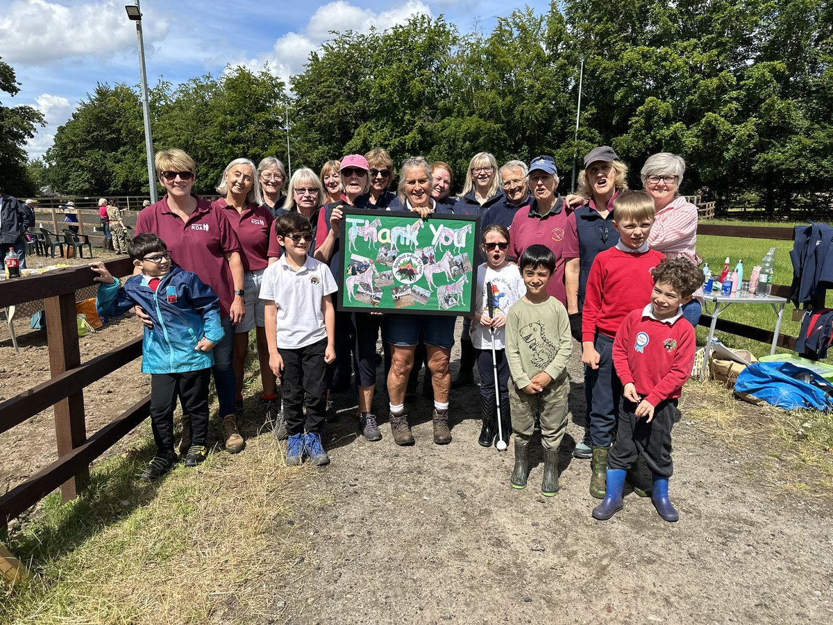 BagshotInfant's tweet photo. Today was our final riding lesson of the yr! It was lovely to welcome families to the gymkhana and recognise the progress we have made. One young lady recieved the most improved rider award for the term! @sandhurstrda https://t.co/Do9y8ywLdD
