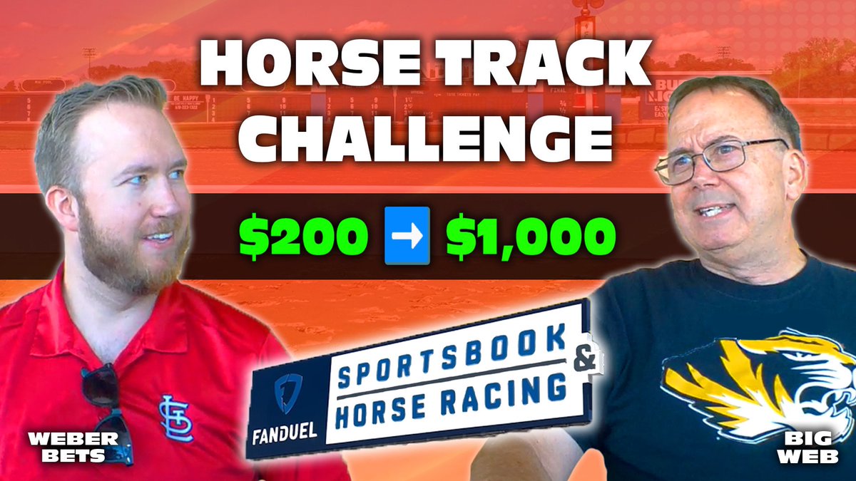Big Web and I took a trip to FanDuel Racetrack with a dream of turning $200 ➡️ $1,000

WATCH 📺 bit.ly/3LjXh1v