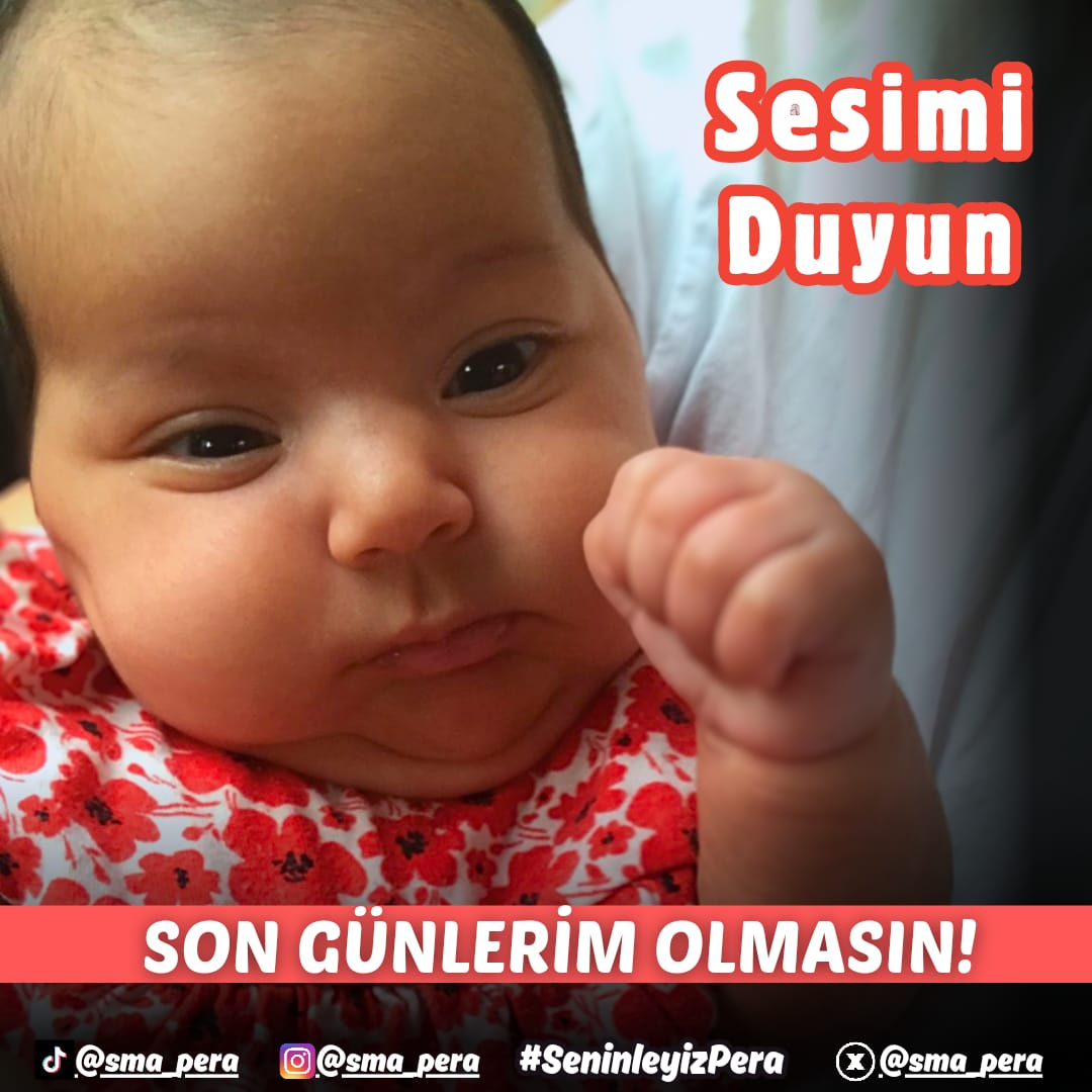 Lütfen sizlerde pera'ya desteklerinizi esirgemeyin🌸🍓

Pera SMA TIP 1 KAS HASTASI ve bu hastalığın tek detavisi yurt dışındaki ZOLGENSMA ilacı 🌸🍓

🌸Ben seninle güçlüyüm🌸
🤜🤛Pera seninle güçlü🤜🤛
#seninleyizpera 🍓
#smadegilperakazanacak 🍓