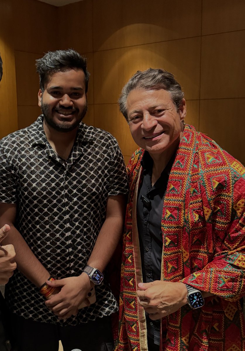 shixhar's tweet photo. Welcome to India @PeterDiamandis !!! ❤️ https://t.co/j3bmIFT8w4