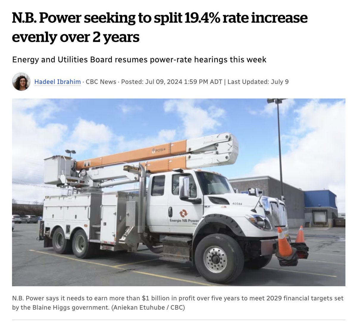 New Brunswickers are struggling to make ends meet and in the face of a significant rate hike, people need some relief.  A Holt government is committed to removing the PST from residential electricity bills saving you 10% every month.