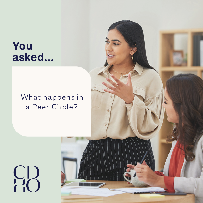 CDHO_OHDO's tweet photo. Peer Circles are facilitated group discussions that encourage new approaches to problem-solving. Check out what attendees are saying: https://t.co/jRHJmB5WMl https://t.co/7KpI0lBet0