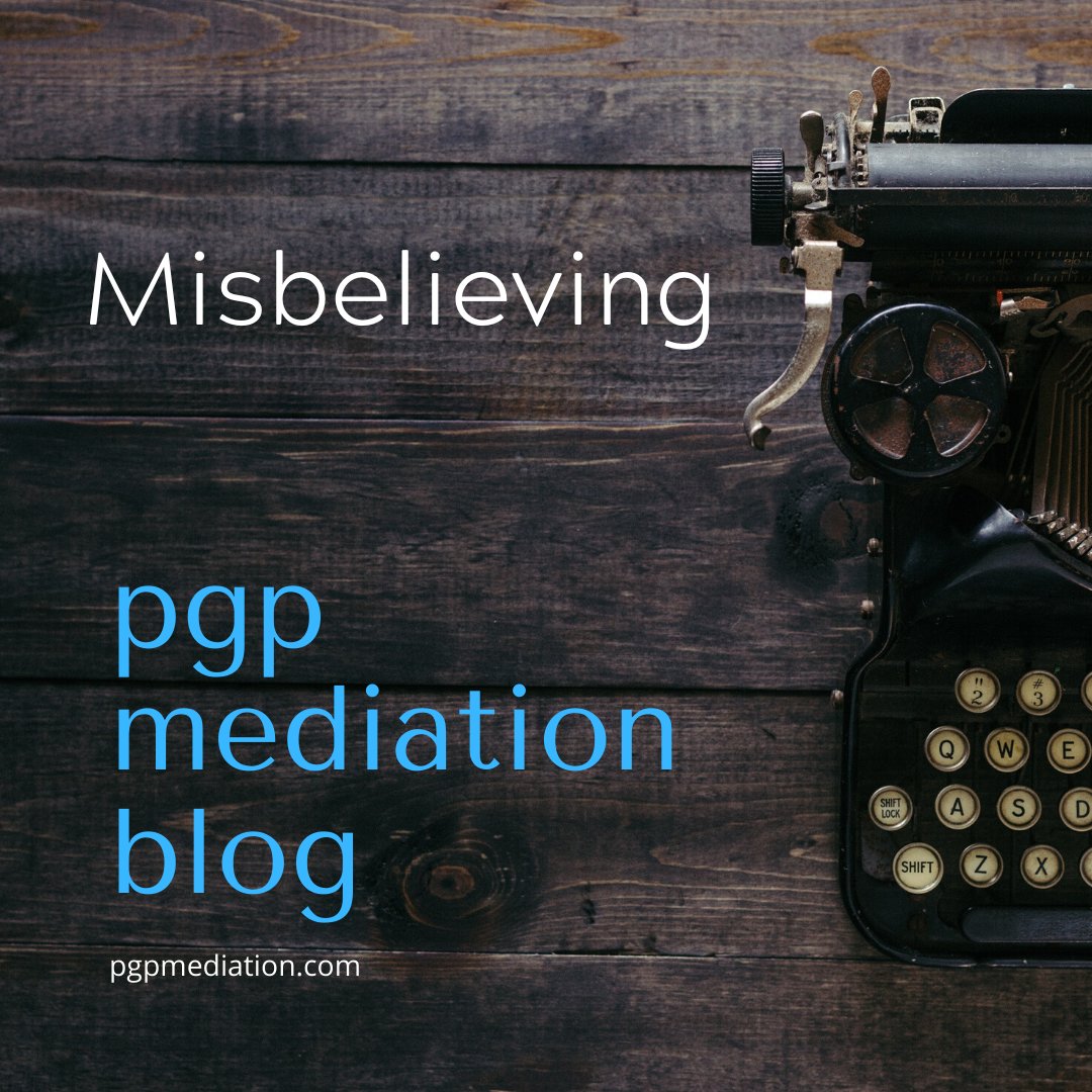 ..I found an intriguing book: Misbelief: What Makes Rational People Believe Irrational Things by Dan Ariely (HarperCollins, New York, 2023.)  While...

Please read my entire blog post: pgpmediation.com/misbelieving/
Phyllis Pollack, Esq
#mediation #adr