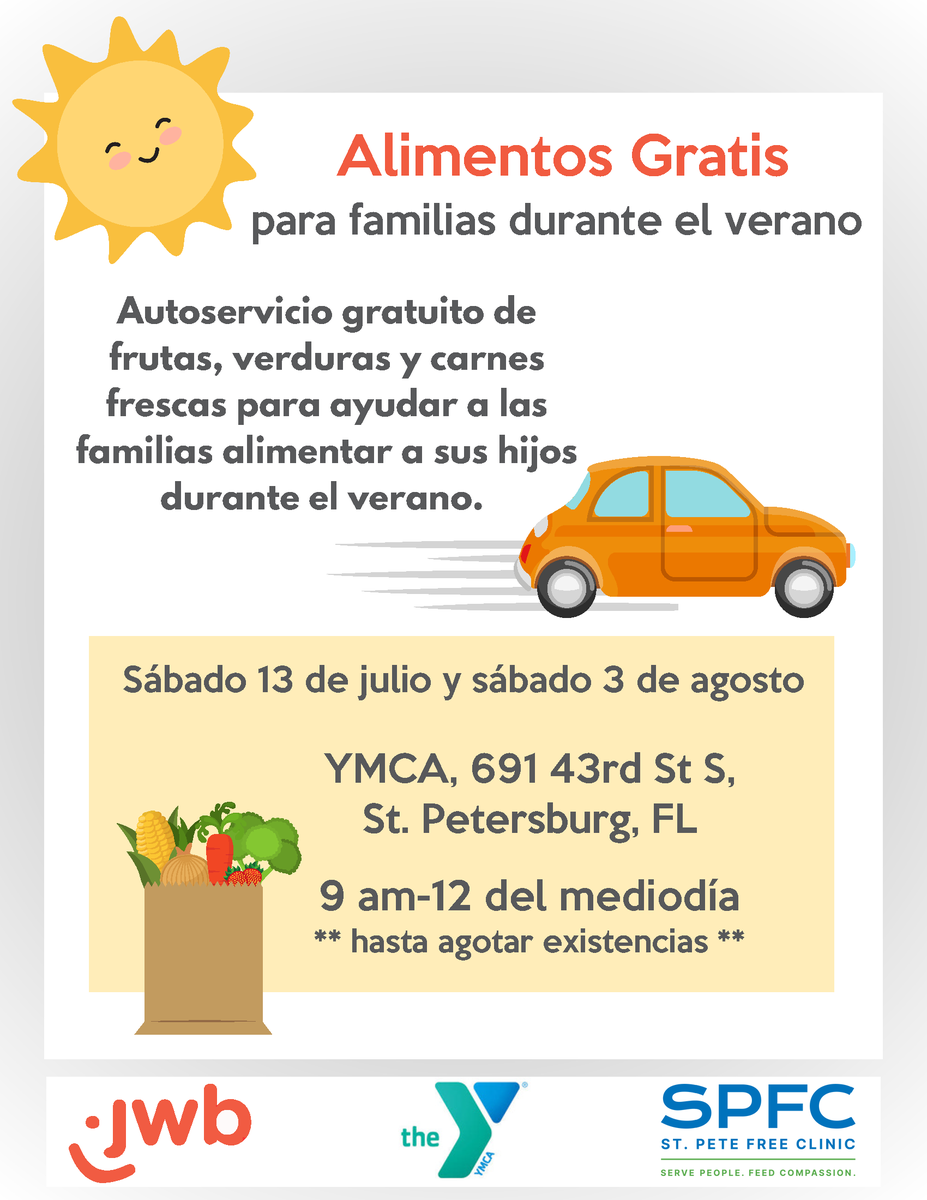 Don't miss the drive-thru mobile pantry event at the YMCA this weekend! #summerhunger