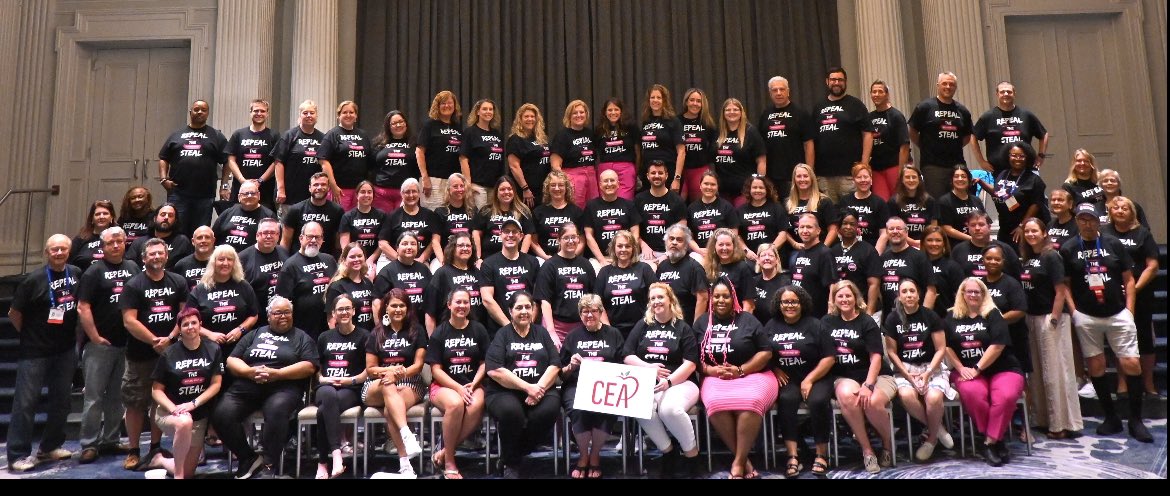 Proud to have been a member of the Connecticut Caucus for NEA RA. Despite the early ending, we worked on new items and discussed issues that educators face.