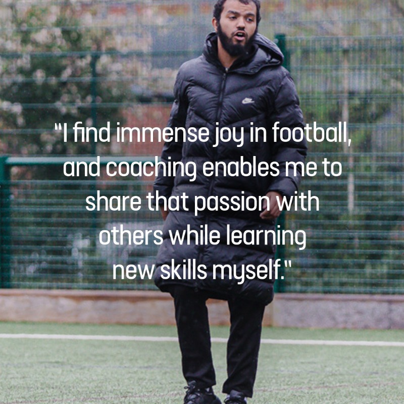 EnglandLearning's tweet photo. Coach spotlight | Ali Salim 🌟

Ali enjoys supporting his community, providing positive opportunities, whilst experiencing the joys of seeing others succeed.