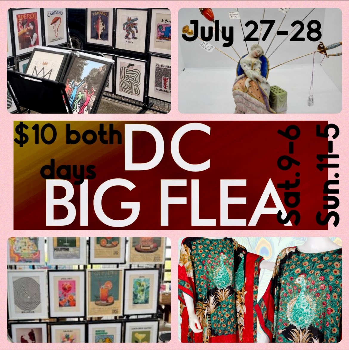 BigFleaMarket's tweet photo. July 27-28th!! More info https://t.co/FU8yBIXCLp https://t.co/OeAvtKsR6z