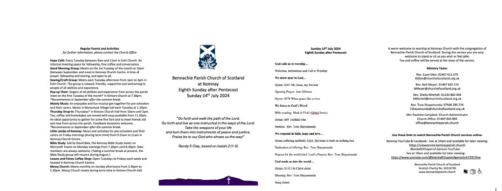 KemnayC's tweet photo. BPC at Kemnay - 14th July 2024 -  https://t.co/az5zyCTr2x 
Please come and join us for the Sunday 10am Service at Bennachie Parish Church at Kemnay or you can also join online see here for details. https://t.co/QTYpBoWAYx https://t.co/wG2zXSWRaw