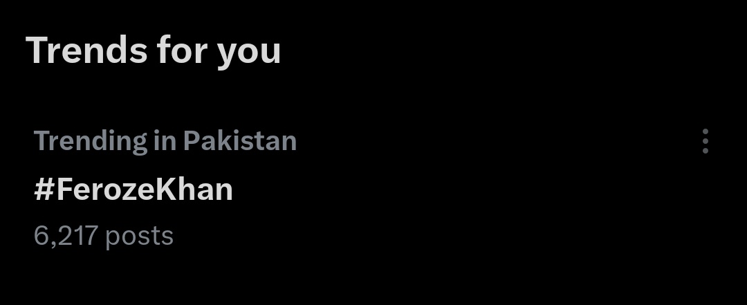 factitiousfk's tweet photo. Trending on top 🛐
#aMealForFK #Ferozekhan https://t.co/y6OlsVxXyP