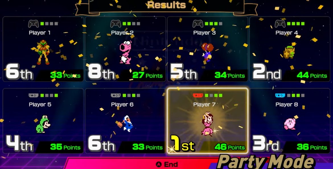 This “Party Mode” is going to be a riot when I have friends over 🤪

Interestingly, it is only available as local multiplayer, but I wouldn’t be surprised if this became online also eventually! #NintendoWorldChampionshipsNESEdition