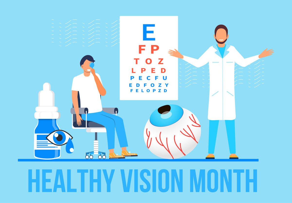 VNA_SoCal's tweet image. The gift of sight is irreplaceable. Let's celebrate Healthy Vision Month by learning about preventive measures and the significance of regular eye check-ups. #SeeClearly