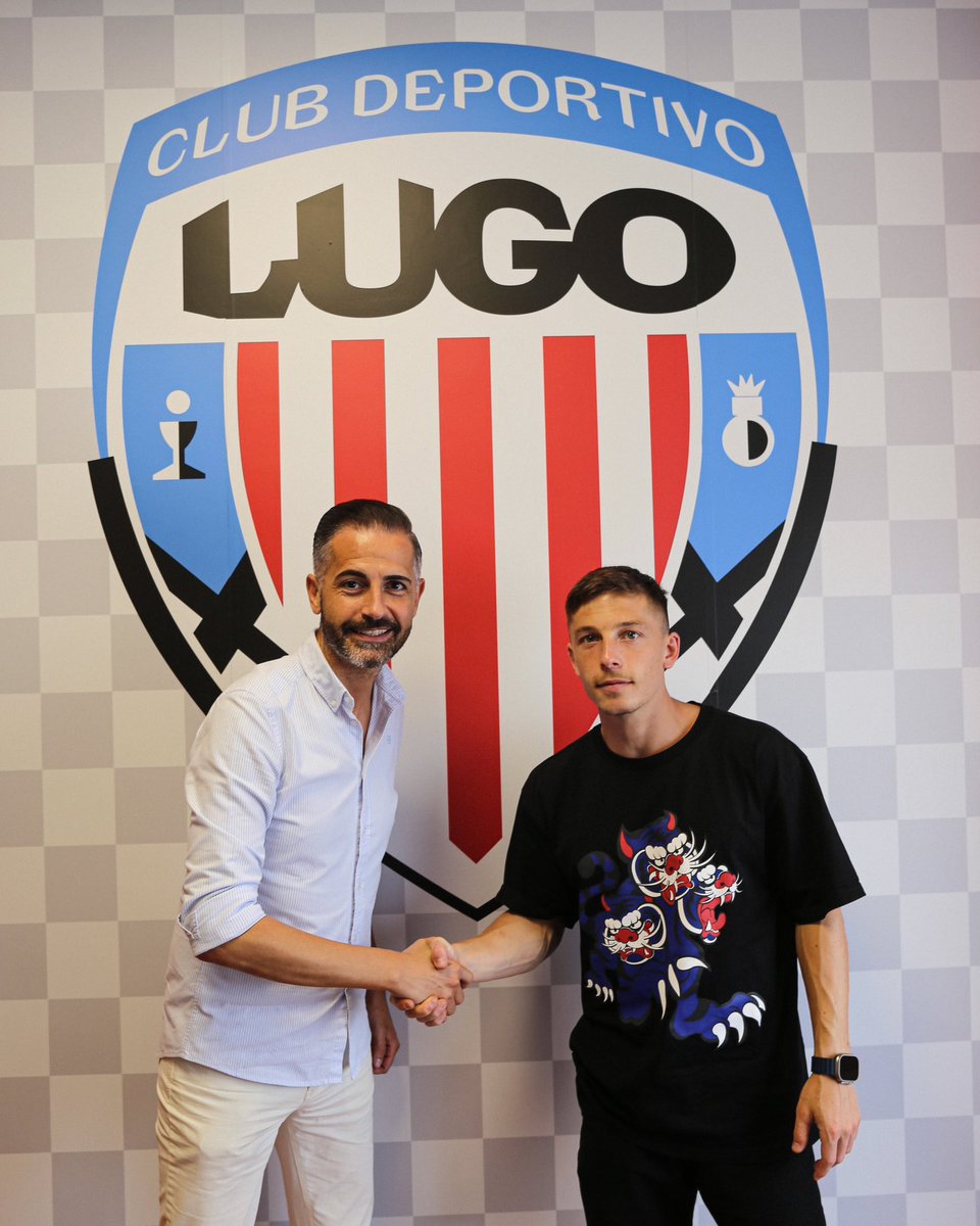 CDLugoCanteira's tweet photo. 🆕 𝗢𝗙𝗜𝗖𝗜𝗔𝗟 | José Sobrido, novo reforzo do #CDLugoB para a tempada 24/25.  

📃 O dianteiro ribeirense incorpórase ao club procedente do @CD_Estradense. 

🙌 Benvido, @Sobrado09! 

#ForzaLugo https://t.co/RTD6QLlfLQ