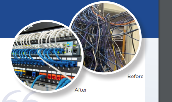 Don’t get your wires crossed – let our certified experts handle your wiring &amp; cabling projects. Whether you're moving, expanding or just need a closet clean-up, see our full capabilities here. netcenergy.com/wp-content/upl…