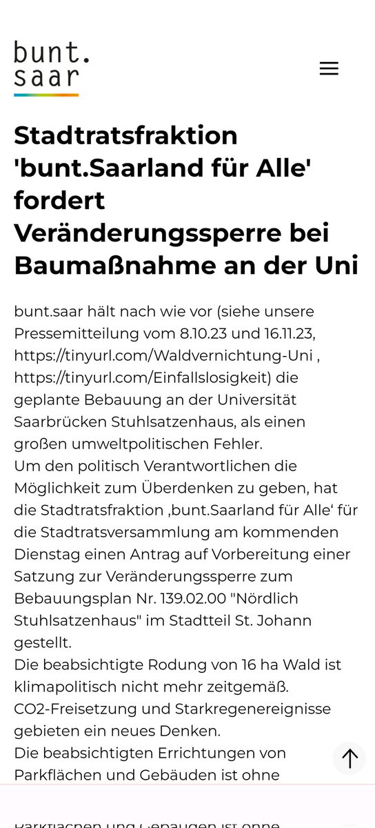 BuntSaar's tweet photo. #Saarbruecken #hannibleibt #flaechenfraß #waldvernichtung #piratensaarland https://t.co/6deWHviWHz