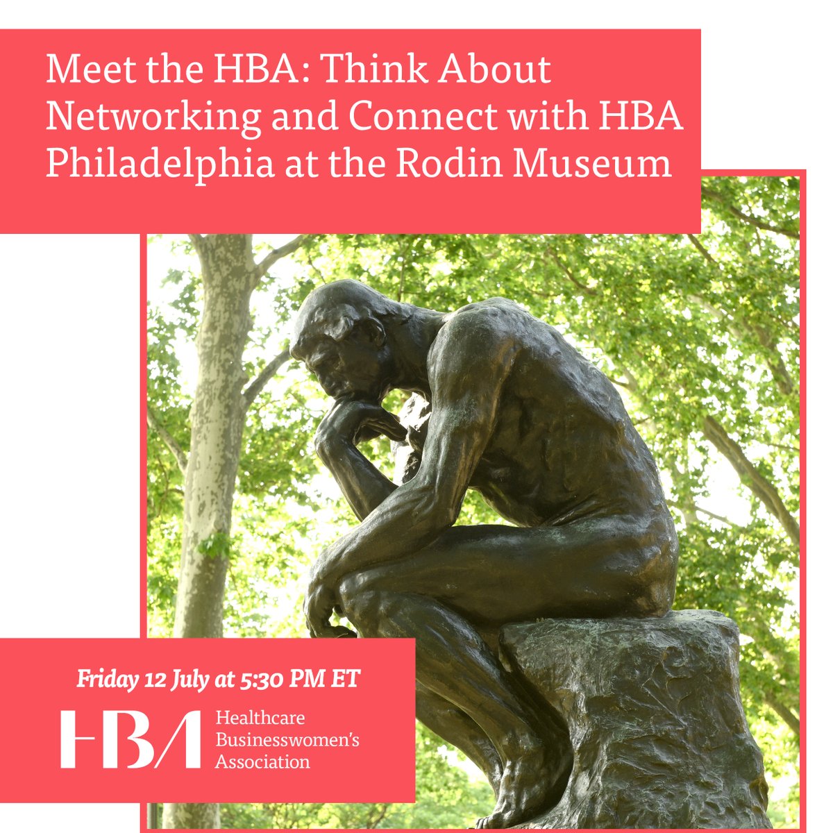 LAST CHANCE to join us for an unforgettable evening of inspiration and connection at the Rodin Museum (2151 Benjamin Franklin Parkway) July 12, 2024. Register today: bit.ly/3RHlVwH #HBAPhiladelphia #HBAMidAtlantic #HBAImpact