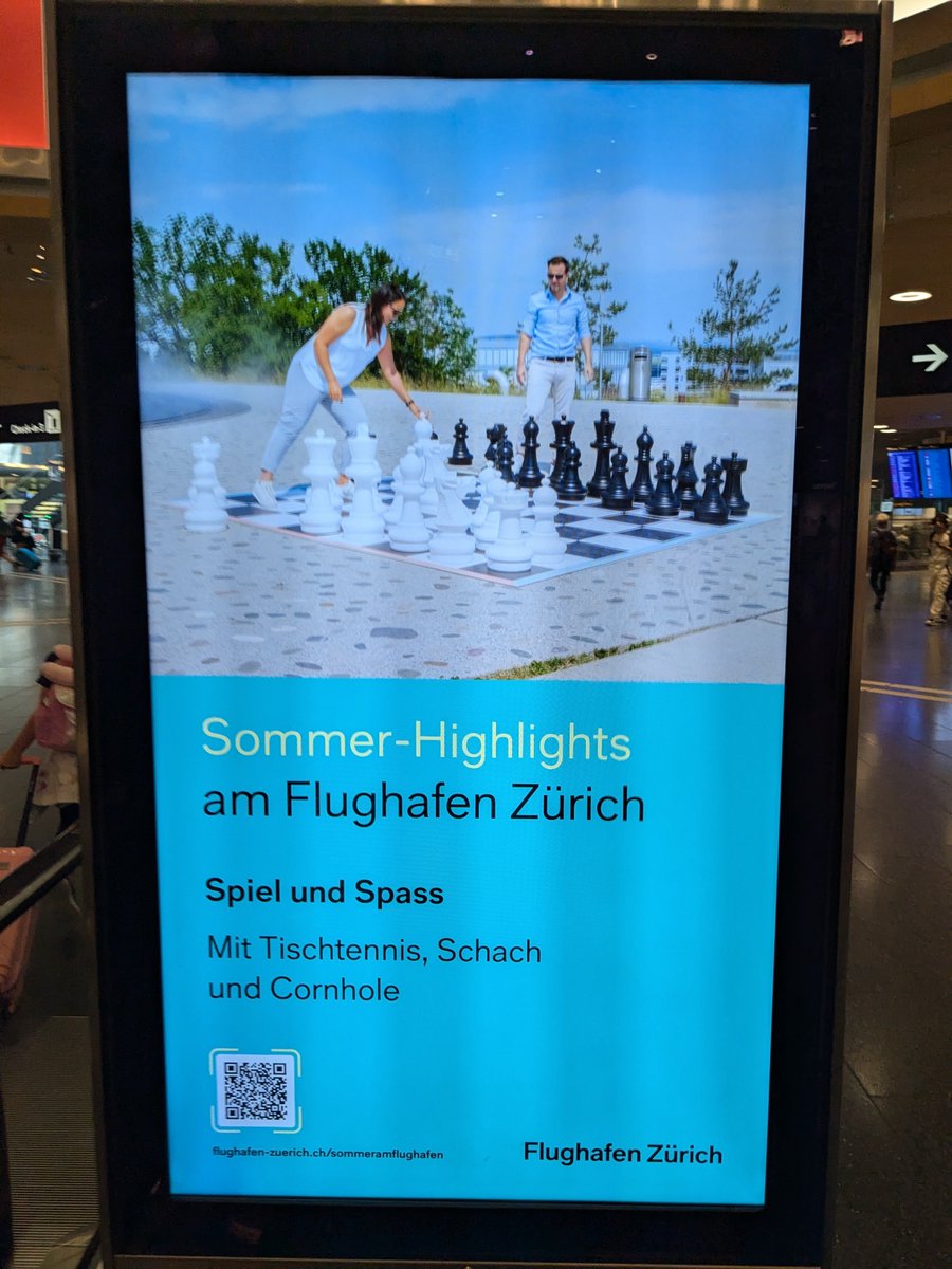 SamShankland's tweet image. Made it to Switzerland! It has been far too long since I played a strong round robin, and I am SO looking forward to the Biel Masters starting this weekend. Zurich Airport knows what's up!
bielchessfestival.ch/Homepage.html