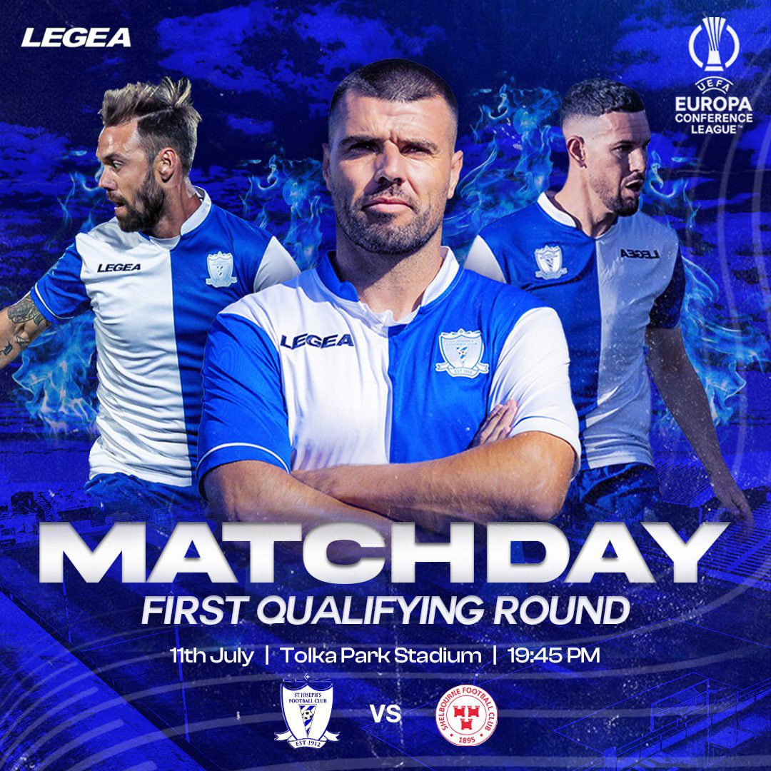 𝐌𝐀𝐓𝐂𝐇 𝐃𝐀𝐘 🇪🇺
First Qualifying Round 𝐔𝐄𝐂𝐋

🆚 <a href="/shelsfc/">Shelbourne FC</a> 
📅 11th July
⏰ 19:45 🇮🇪 20:45 🇬🇮
🏟️ Tolka Park Stadium