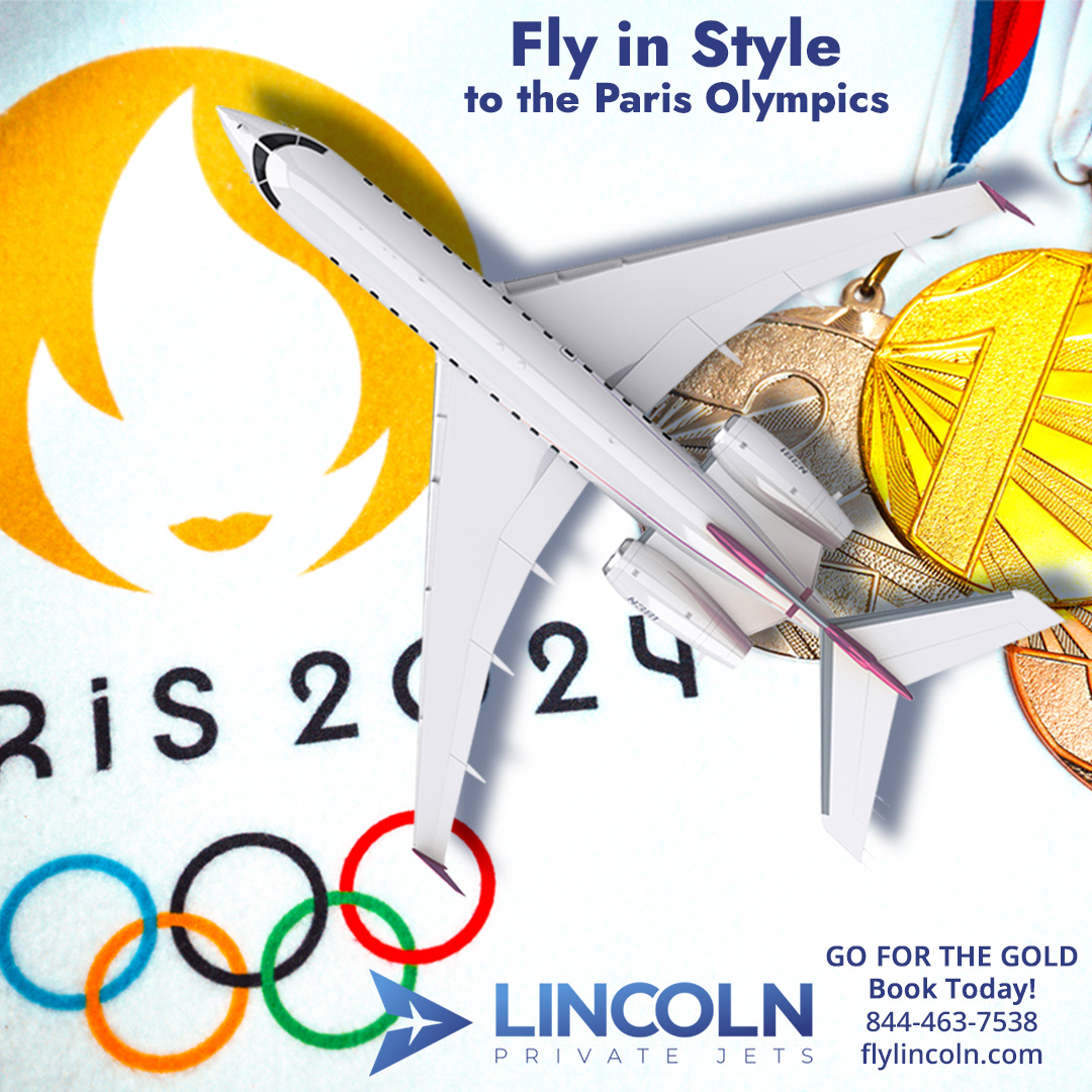 flylincolnjets's tweet photo. Soar in Style to the Olympics! 🏅
Watch in the City of Lights by flying in unmatched luxury. ✈️
SAVE with LPJ's exclusive Summer Sizzler Discounts.
Call 844-463-7538 or visit https://t.co/elQv5ls022 to go for Gold!

#ParisOlympics #FlyInStyle #SummerSizzler #GoForGold #FlyLincoln https://t.co/eKouqBMPO8