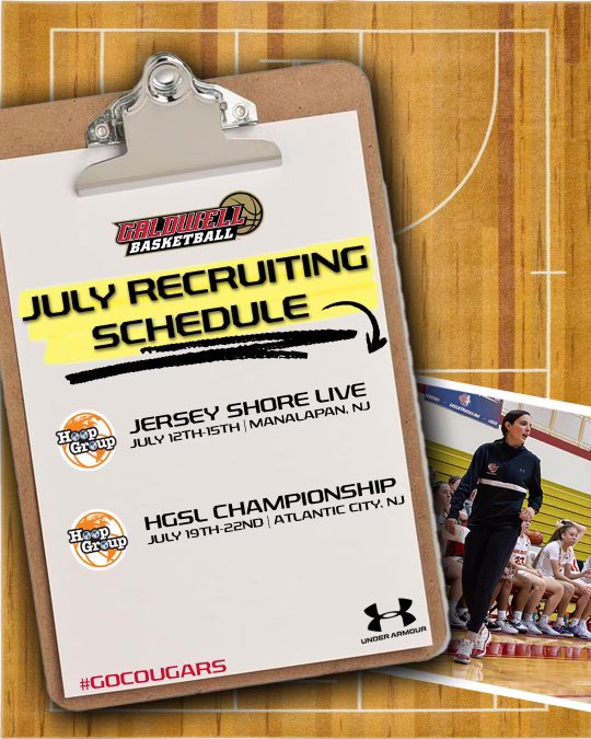 On the lookout 👀 this July live period! Go Cougars 🐾🏀