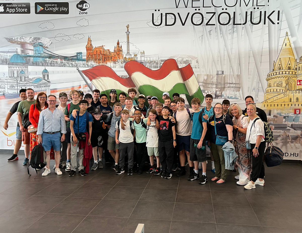 RCDrama's tweet photo. All settling into our rooms before a pre-dinner Metro ride down to the banks of the Danube. We may take some time to adjust to the heat 🥵 https://t.co/c0mgLna4lO