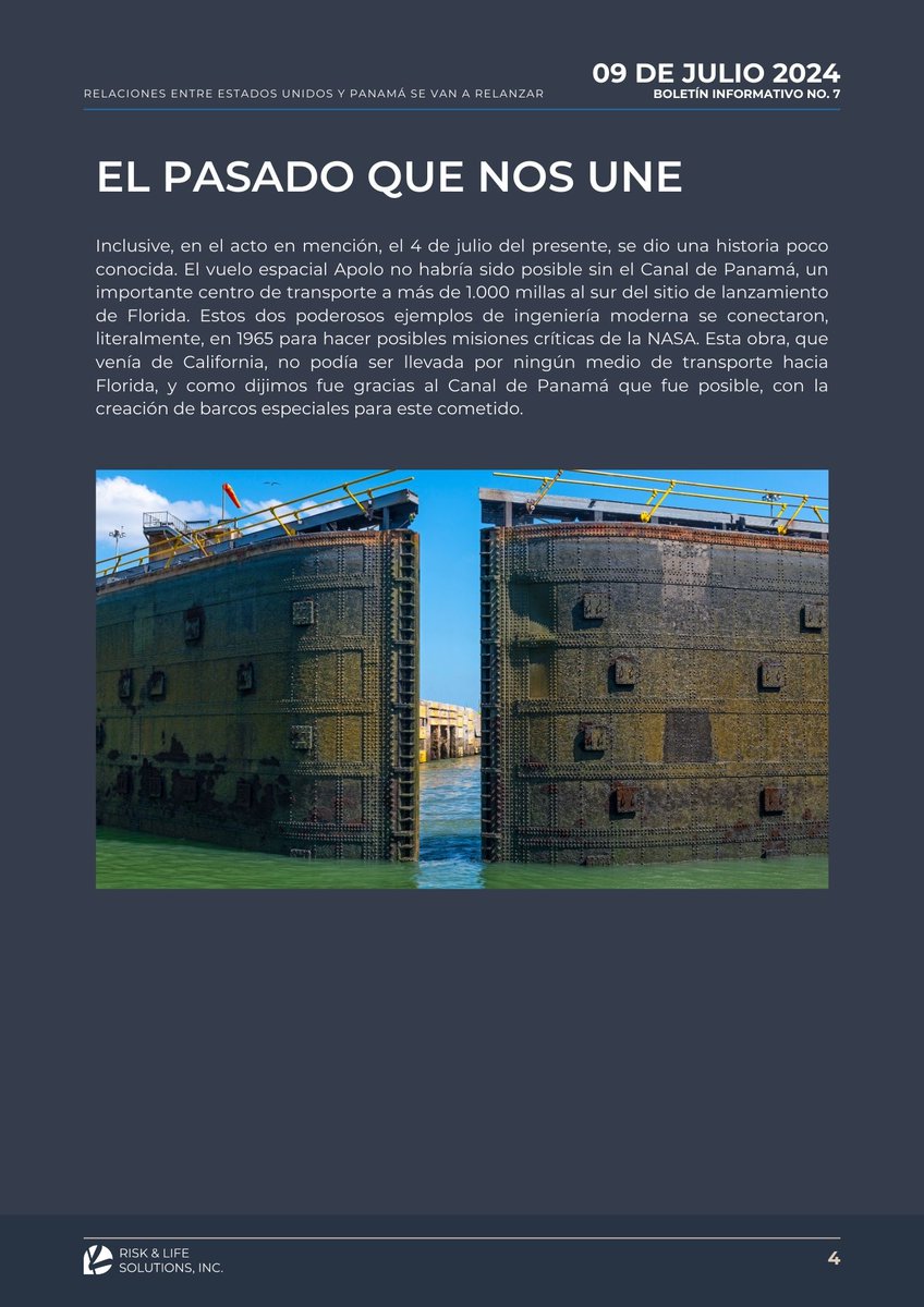 Boletín Informativo No. 7
Relaciones entre Estados Unidos y Panamá se van a relanzar.

Leer más👇🏻