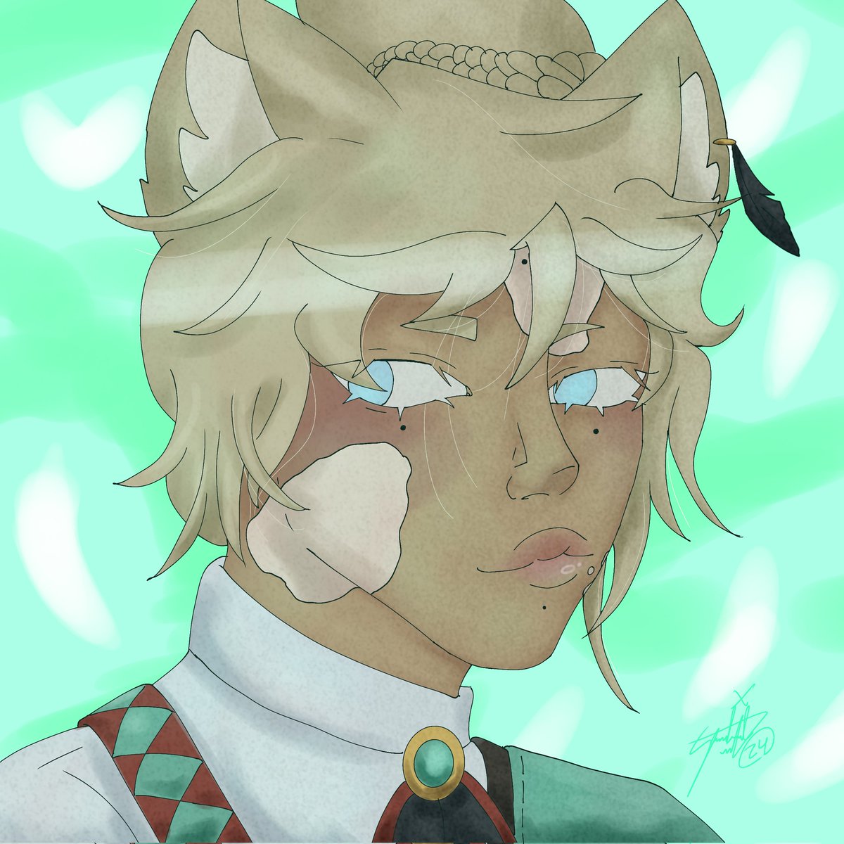 Spectraltunic's tweet photo. Finished Ryu Aoi and Bjorn Weintraub!!! Inazuma and mondstat ocs!!! #genshinoc #genshinimpact #inazuma #mondstat #digitalart https://t.co/WzdPvwBQ4a