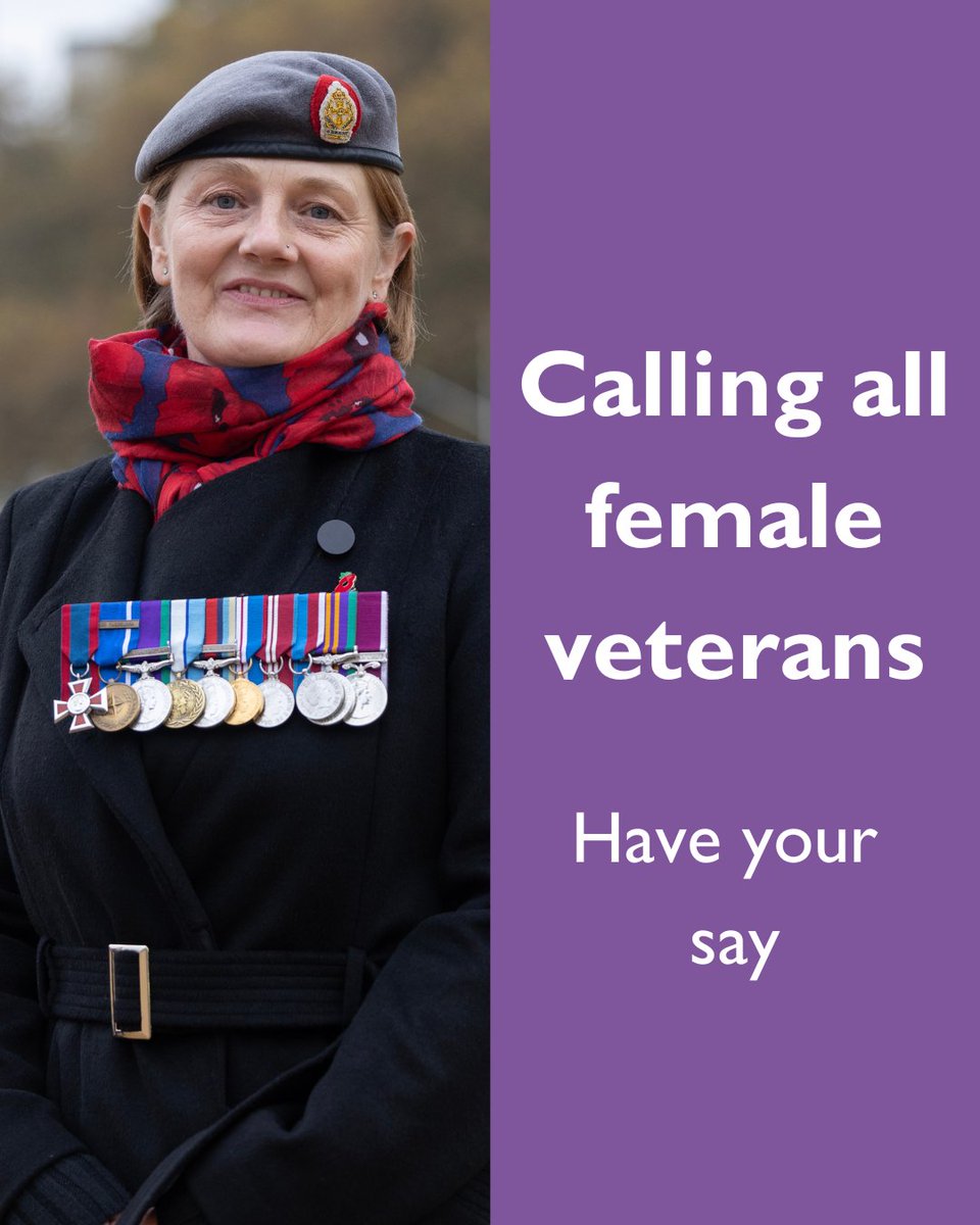 📣 Attention female veterans of the UK!

If you are a female veteran, service provider, employer or charity that work with female veterans, the <a href="/FemaleVeteranTP/">Female Veterans' Transformation Programme</a> needs you. Head to their website to find out more, and make sure your voice is heard: fvtp.org.uk/get-involved