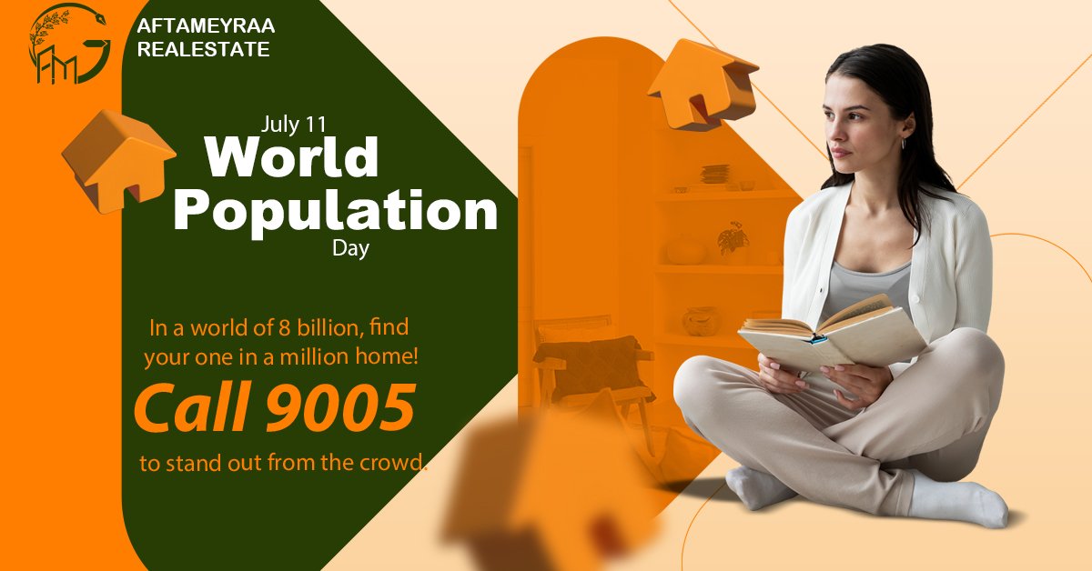 TamireFirew's tweet photo. July 11 - "World Population Day: In a world of 8 billion, find your one in a million home! 🌍 Call 9005 to stand out from the crowd. #UniqueHomeFinds"

https://t.co/5FVVNOZR1F https://t.co/LinabaxCv1