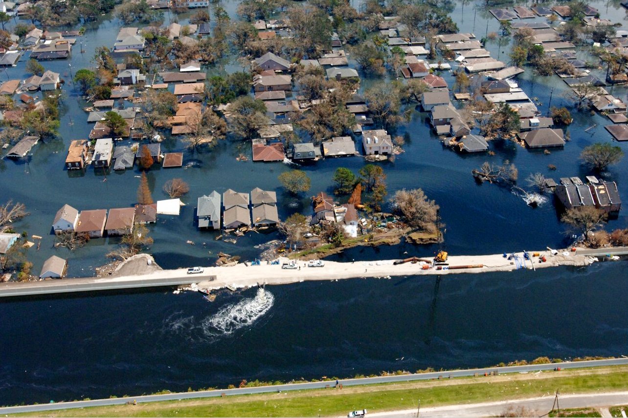 New Orlean's Lower Ninth Ward after Hurricane Katrina (Photo: National Wildlife Federation)