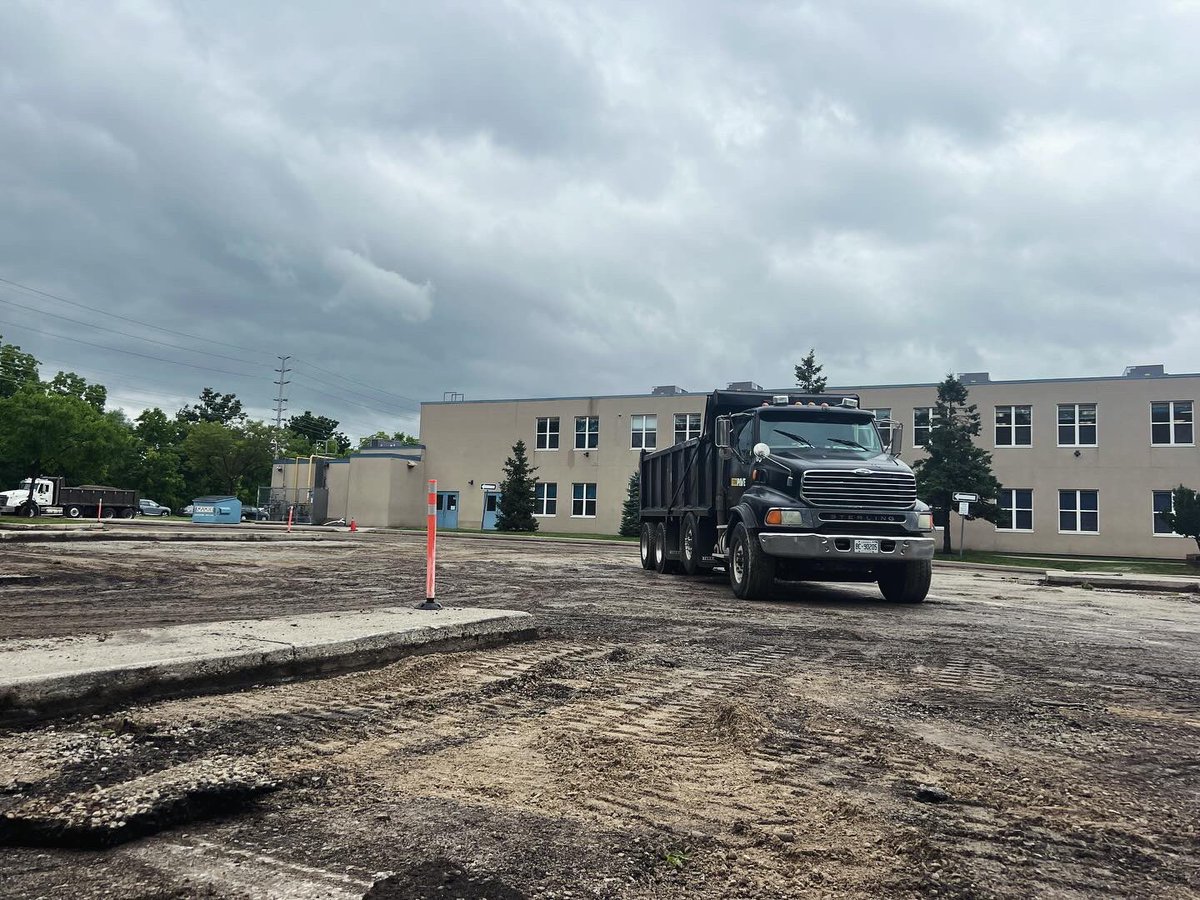 There is a LOT of work going on at the Main Campus! Currently, the driveway is being repaved. More to come - both exterior and interior upgrades and renovations! #repaving #summerconstructionprojects #renovation