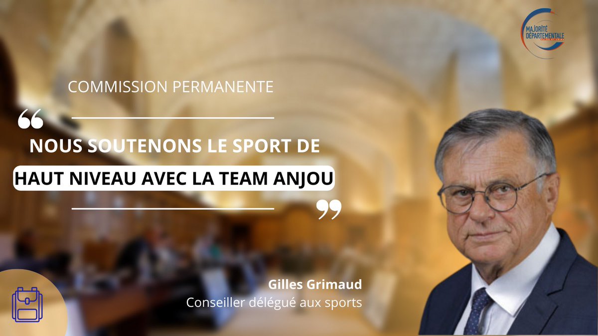 MajoriteDep49's tweet photo. Qui a dit que le sport de haut niveau ce n’est que pendant les Jeux Olympiques ? Pour la période 2025/2028, le Département a décidé de reconduire la Team Anjou afin de continuer de soutenir et accompagner les sportifs dans leur parcours d’athlète 🥇 https://t.co/kvx6xWzZuO