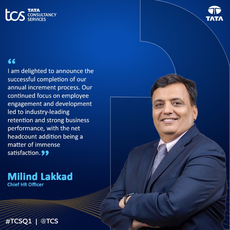 TCS's tweet photo. The #TCSQ1 FY 2024-25 results are out and here's what our leaders have to say. Download the Press Release:
https://t.co/PVFoPTwQ6G
https://t.co/Cp1CNokyhw