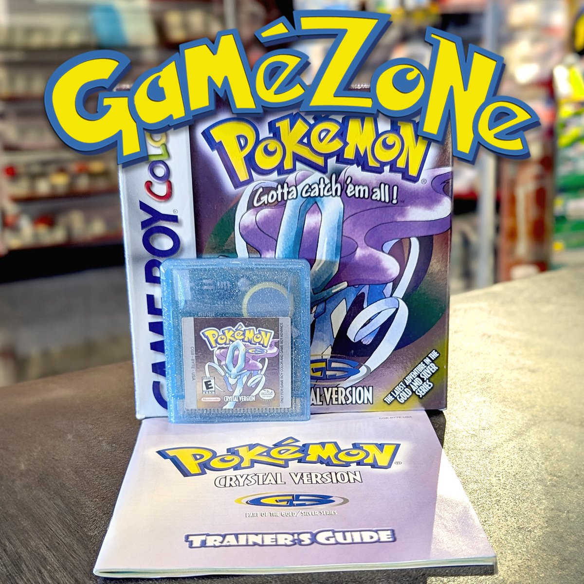 TheGameZoneGZ's tweet photo. This Just in! #pokemoncrystal for the #gameboycolor #completeinbox
#nintendo #nintendopokemongames #gameboypokemongames #pokemongames #pokemoncrystalversion #thegamezone #hillsdalenj https://t.co/jCKyem0auT