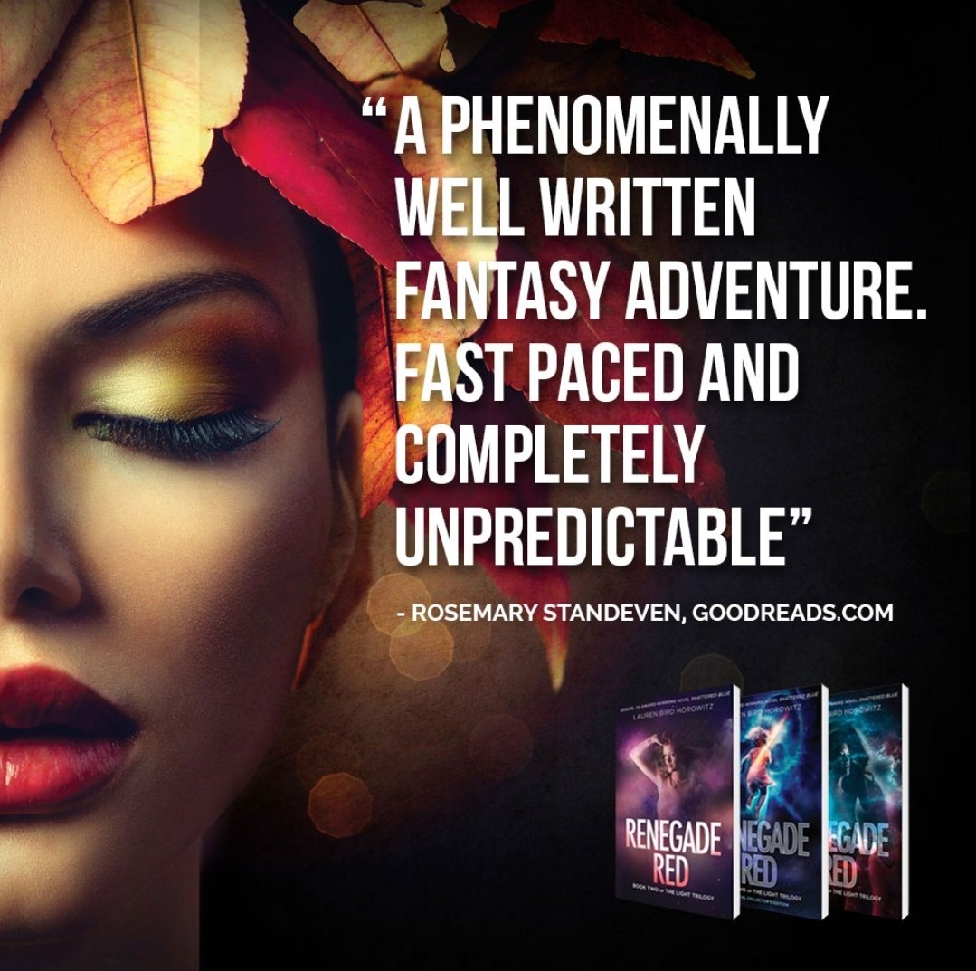 birdaileen's tweet photo. Unpredictable ✨📚 Grab your copy of #RenegadeRed today! https://t.co/7FckvbEhuX  
#TBR #books #YA #TheLightTrilogy  #BooksOfTwitter #readers https://t.co/7y5mpilE0g
