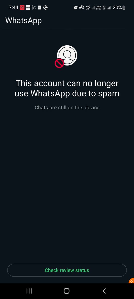 infinitymatrix5's tweet photo. @WhatsApp
@Meta @wa_status Unfortunately my account is labelled as spam. Due to the chrome extension that I had installed and i am not aware of it that it is running in background.
I am requesting you to please un spam it. I have valuable information in my WhatsApp.

#WhatsApp https://t.co/y919vKnH4O